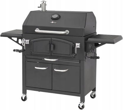 Kuglegrill Grand Ontario 154x68,5 cm Sort Stål