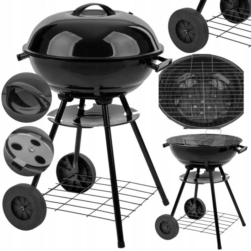 Kuglegrill GW-RH-O Ø44,5x71 cm Sort