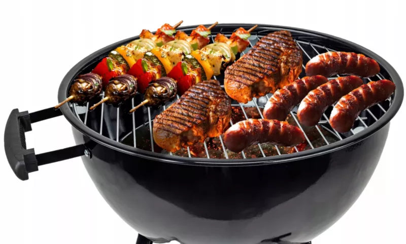 Kuglegrill GW-TRH-O Ø43 cm Sort med Termometer