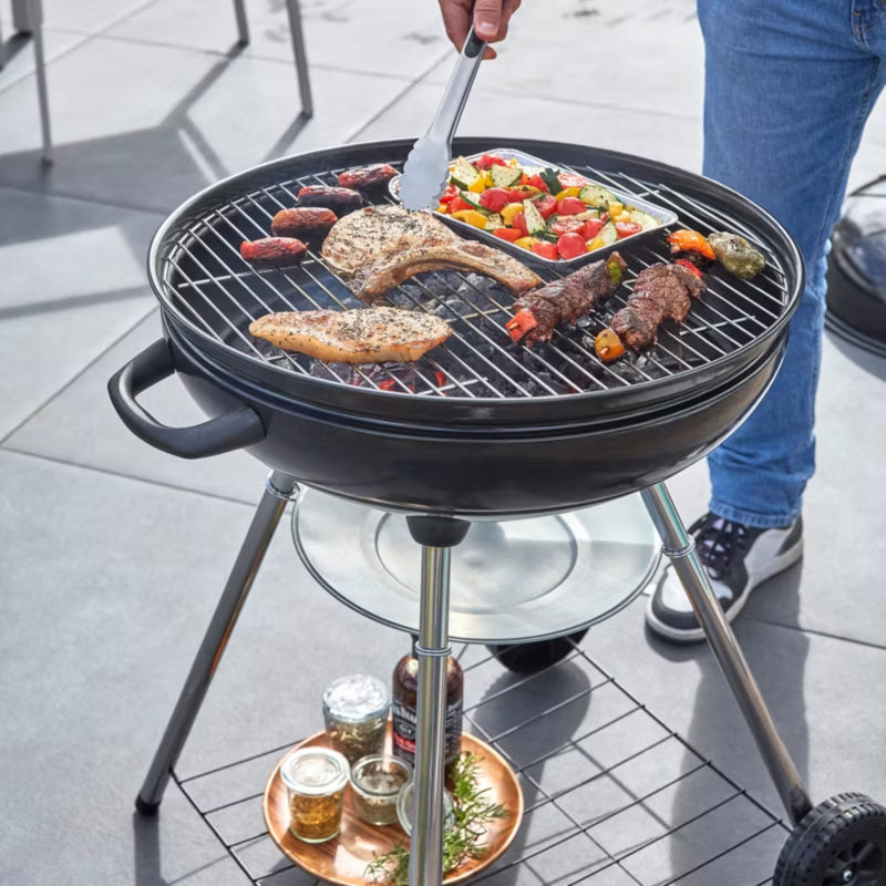 Kuglegrill Jicara 67,5x58 cm Sort Stål