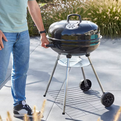 Kuglegrill Jicara 67,5x58 cm Sort Stål