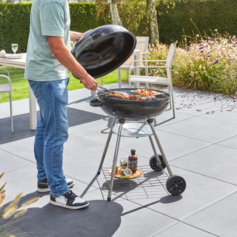 Kuglegrill Jicara 67,5x58 cm Sort Stål