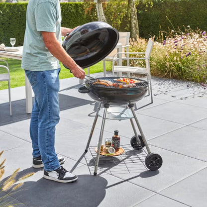 Kuglegrill Jicara 67,5x58 cm Sort Stål