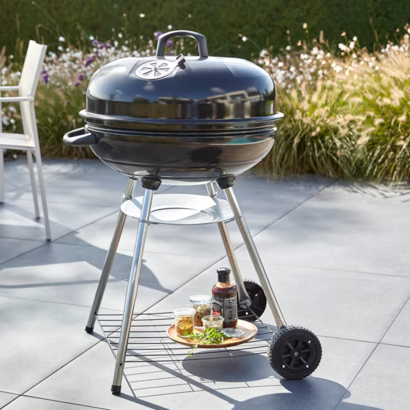 Kuglegrill Jicara 67,5x58 cm Sort Stål