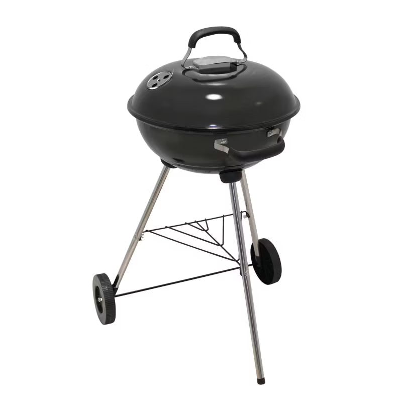 Kuglegrill Kul 43 cm Sort med Hjul