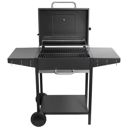 Kuglegrill Kulgrill 120x46 cm Sort med Termometer