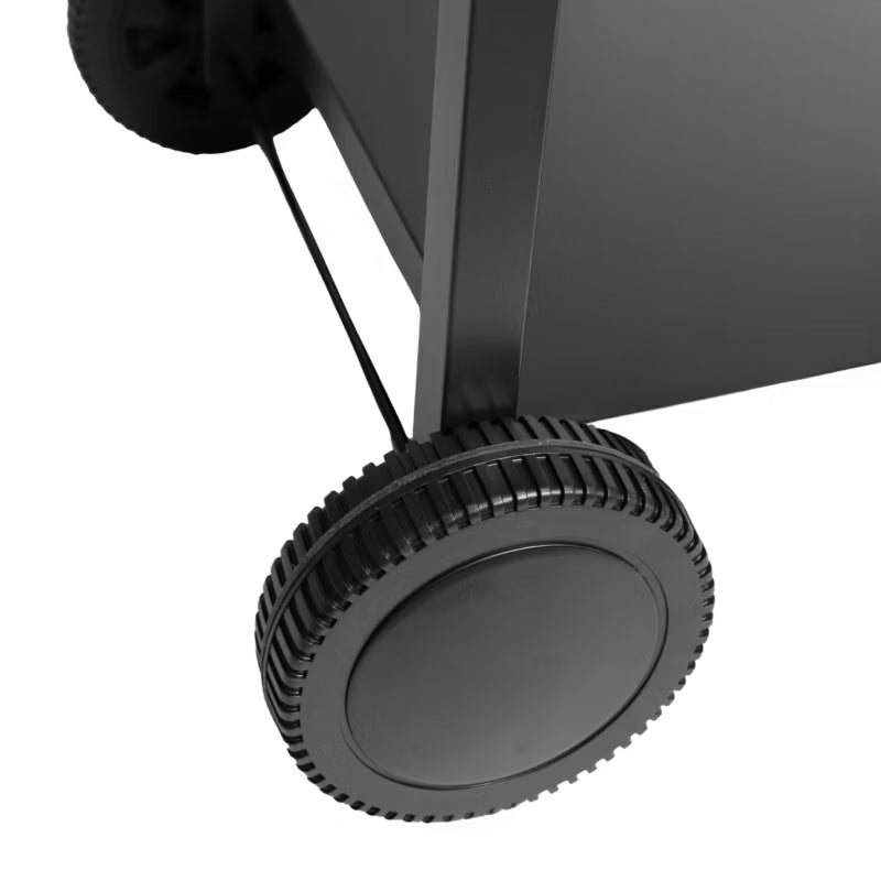 Kuglegrill Kulgrill 120x46 cm Sort med Termometer