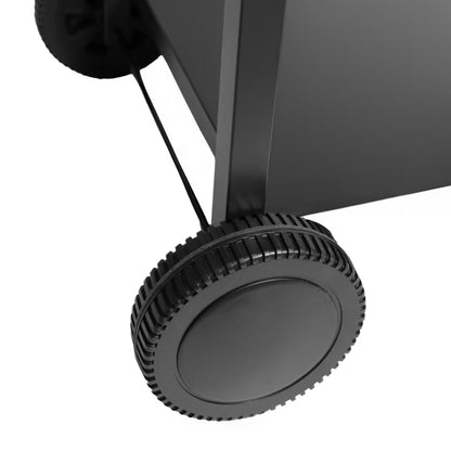 Kuglegrill Kulgrill 120x46 cm Sort med Termometer