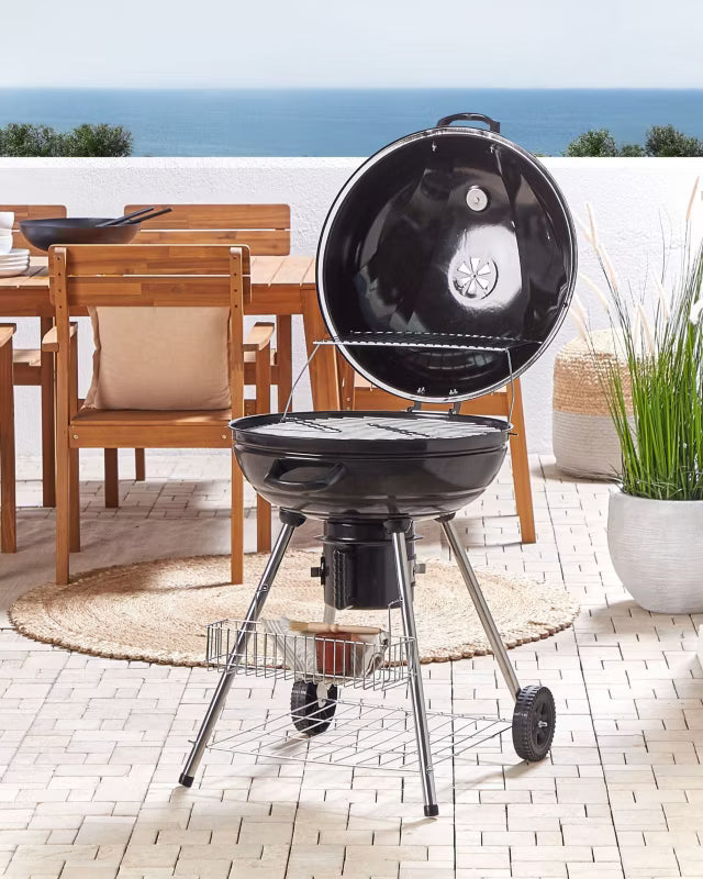 Kuglegrill Kulgrill Marapi 59x58 cm Sort Metal