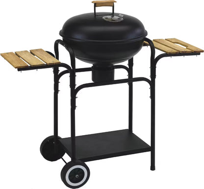 Kuglegrill Kulgrill Vogn Ø44 cm Sort