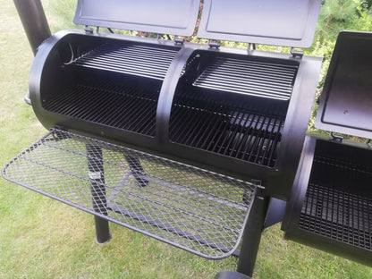 Kuglegrill og Røgeovn Minnesota 184x88x153 cm Sort