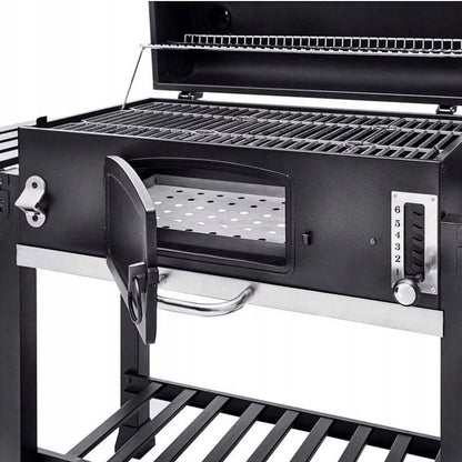 Kuglegrill Ontario XXL 141,5x61,3 cm Sort Stål