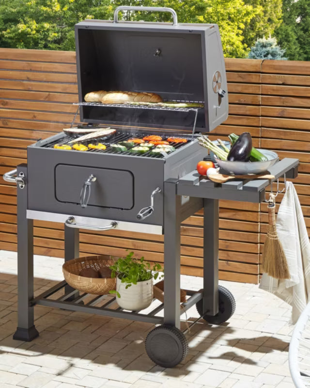 Kuglegrill Pavlof 79x49 cm Sort Stål