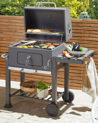 Kuglegrill Pavlof 79x49 cm Sort Stål
