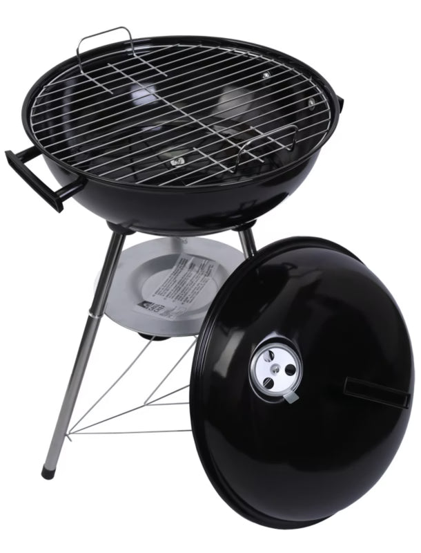Kuglegrill Rund Ø34 cm Sort