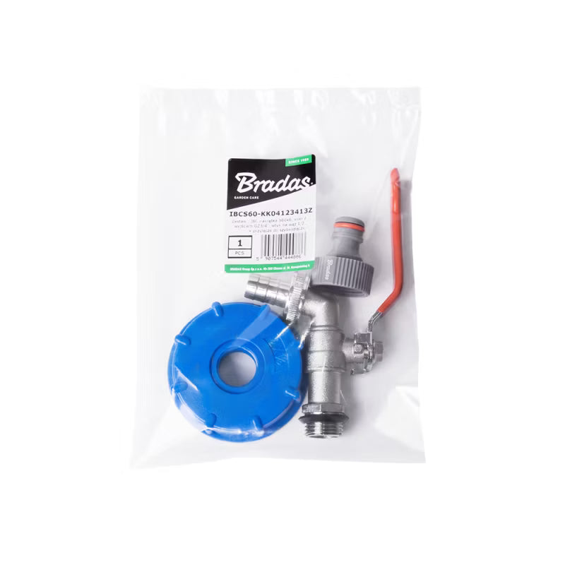 Kuglehane IBC S60x6 1/2"-3/4" Metal Blå