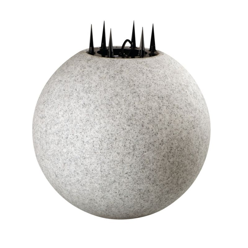 Havekugle Stono 1 x W27 IP65 30 cm Grå