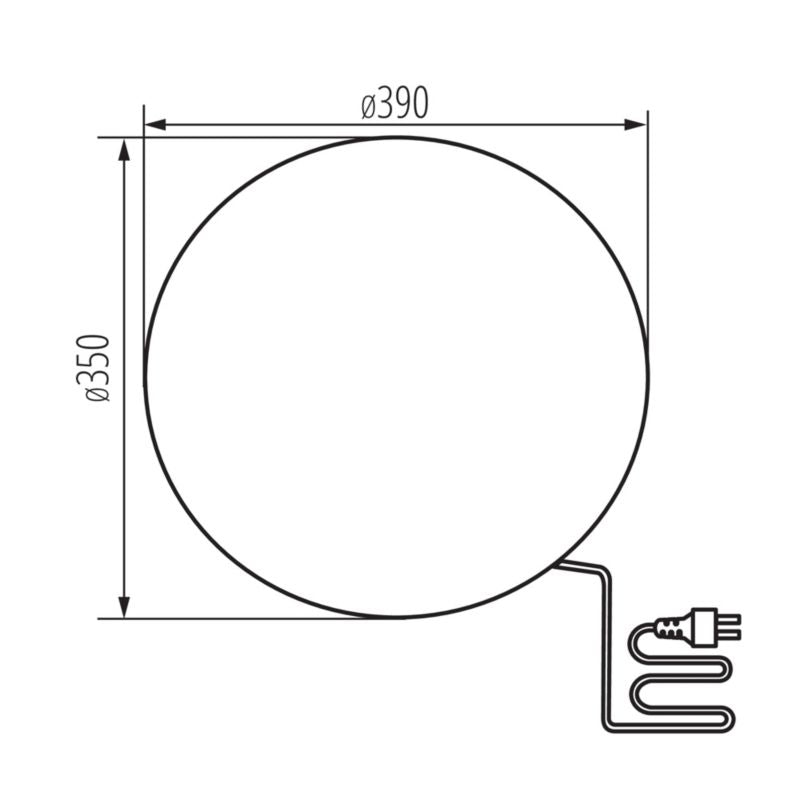 Havelampe Stono 1 x W27 IP65 39 cm Grå