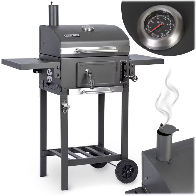 Kuglegrill BD-892 42x31,5 cm Antracit Stål