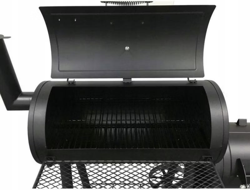 Kulgrill Edmonton med Røgeovn 122x66 cm Sort