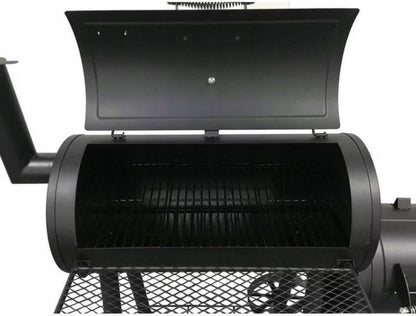 Kulgrill Edmonton med Røgeovn 122x66 cm Sort