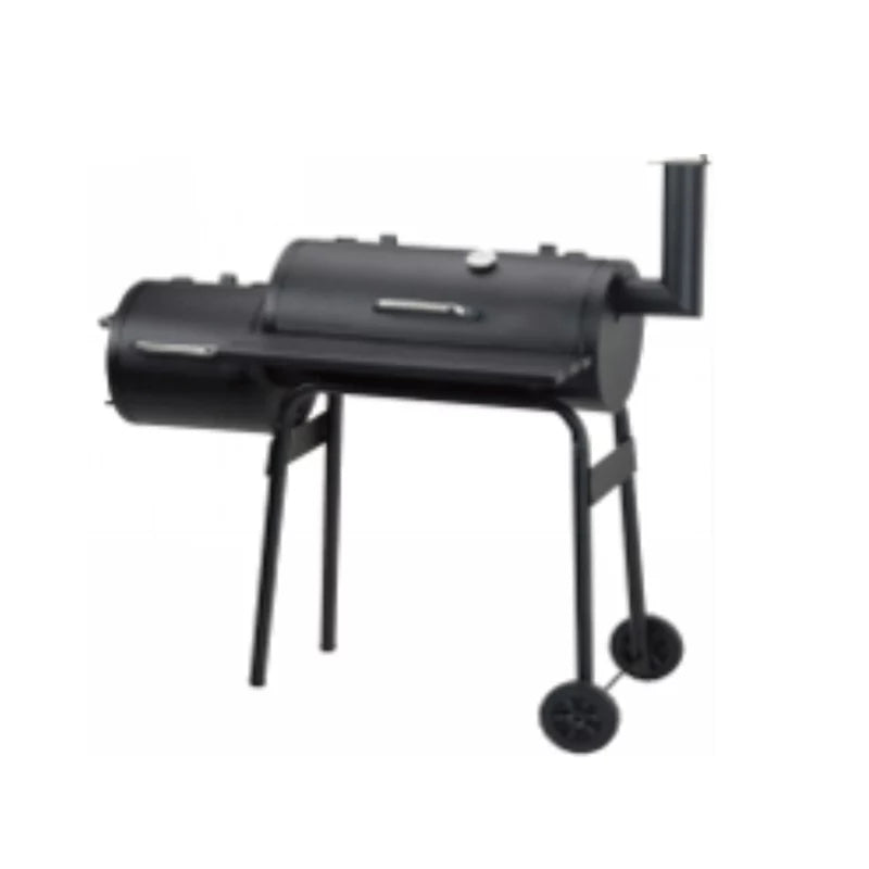 Kuglegrill FUEGO 106x65 cm Sort med Komin