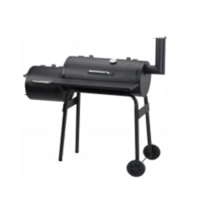 Kuglegrill FUEGO 106x65 cm Sort med Komin