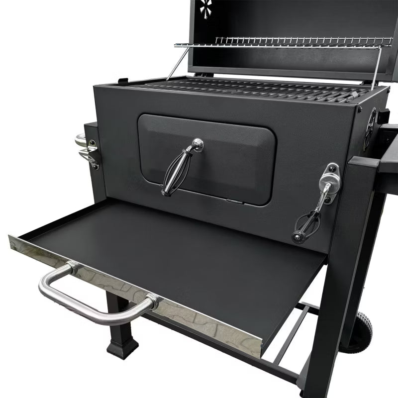 Kuglegrill Kulgrill 113,5x50x107 cm Sort med Låg