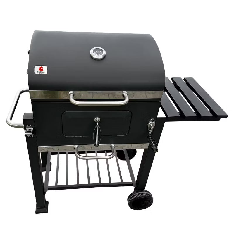 Kuglegrill Kulgrill 113,5x50x107 cm Sort med Låg