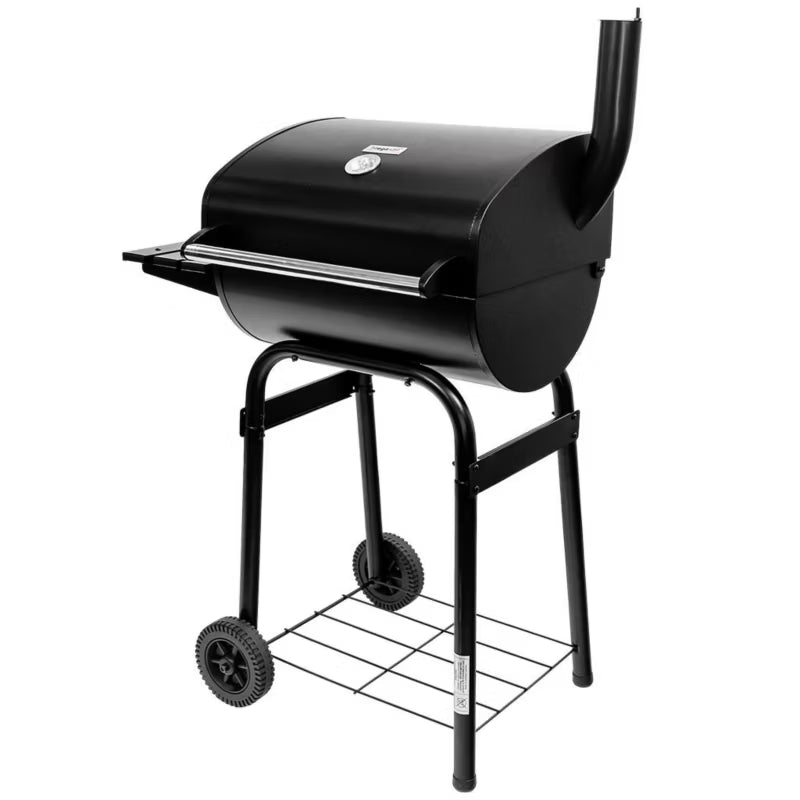 Kuglegrill 78x53x122 cm Sort Stål med Låg