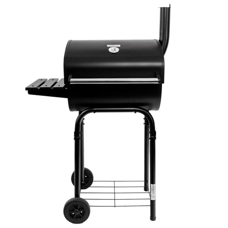 Kuglegrill 78x53x122 cm Sort Stål med Låg