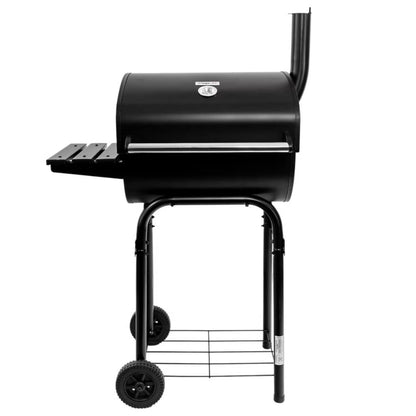 Kuglegrill 78x53x122 cm Sort Stål med Låg