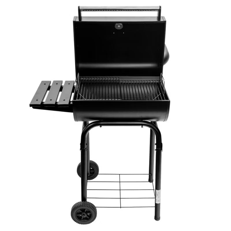 Kuglegrill 78x53x122 cm Sort Stål med Låg