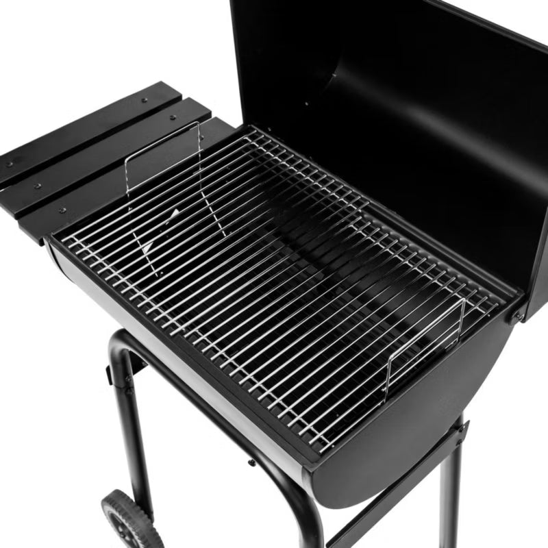 Kuglegrill 78x53x122 cm Sort Stål med Låg