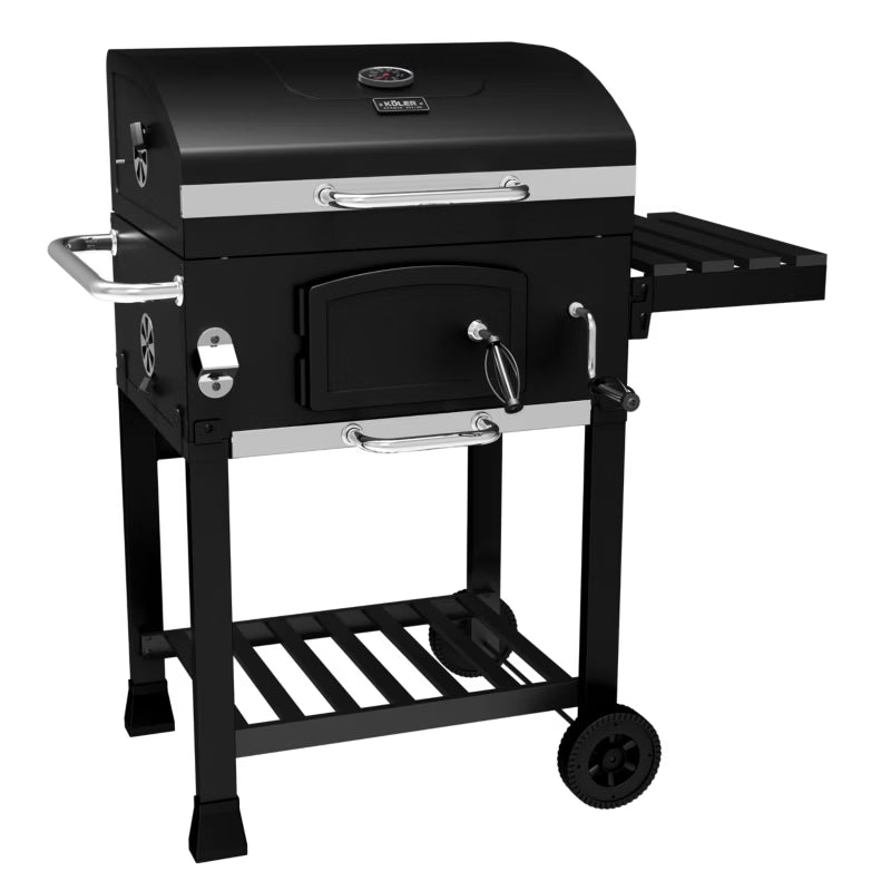 Kuglegrill Kulgrill KE-CH1 102.5x45 cm Sort med Støbejernsrist