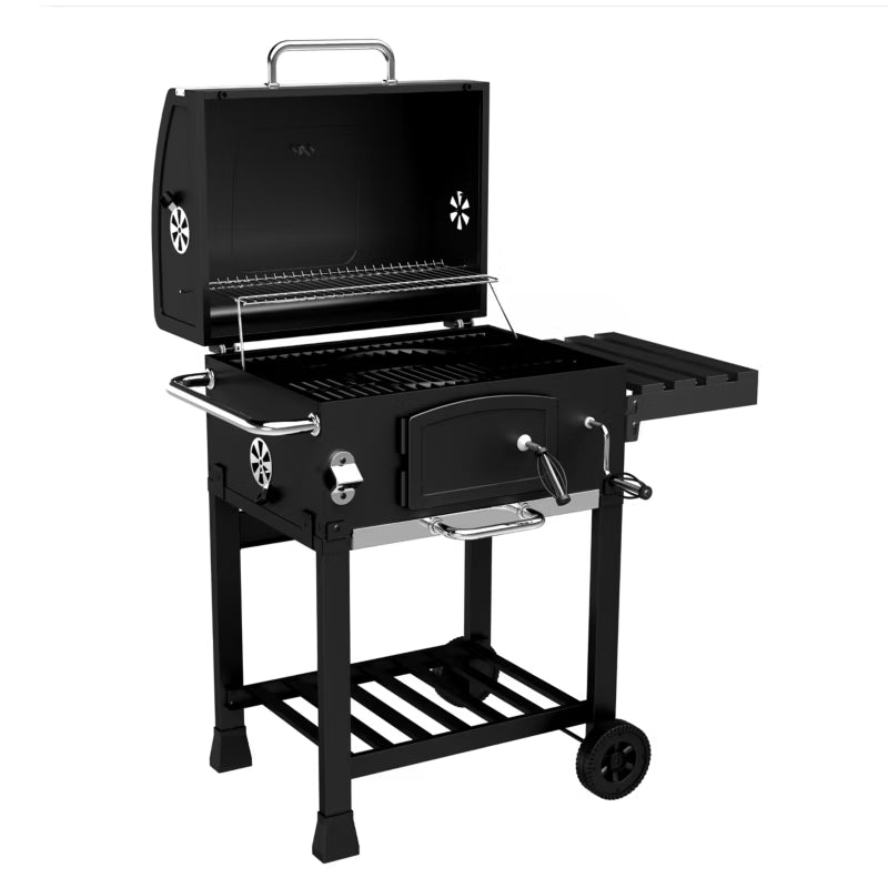 Kuglegrill Kulgrill KE-CH1 102.5x45 cm Sort med Støbejernsrist