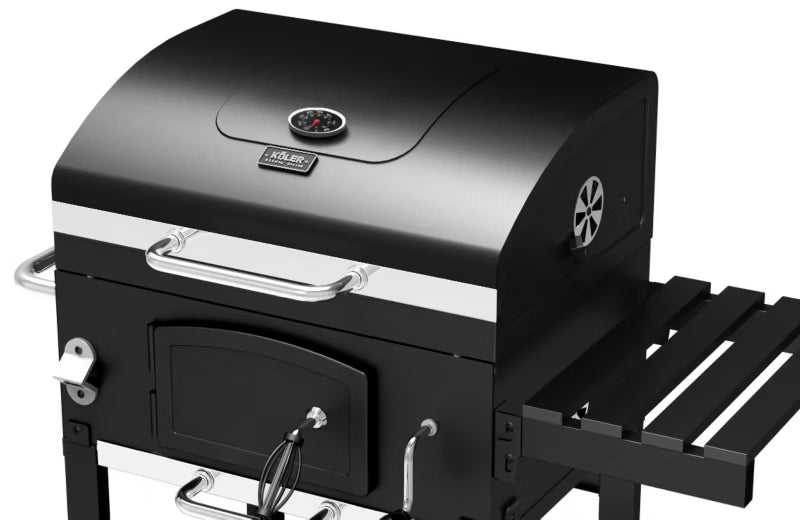 Kuglegrill Kulgrill KE-CH1 102.5x45 cm Sort med Støbejernsrist