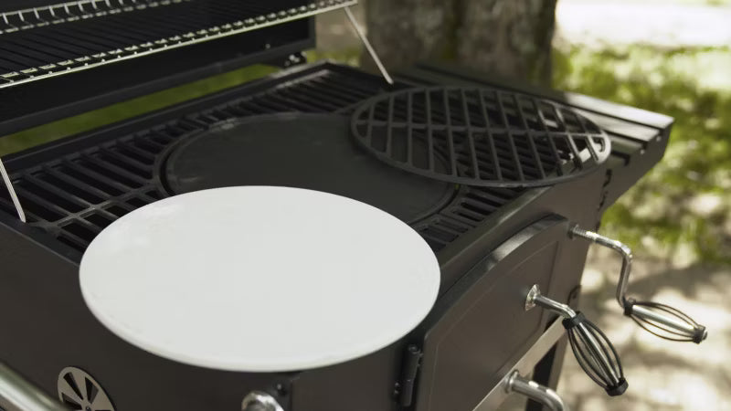 Kuglegrill Kulgrill KE-CH1 102.5x45 cm Sort med Støbejernsrist