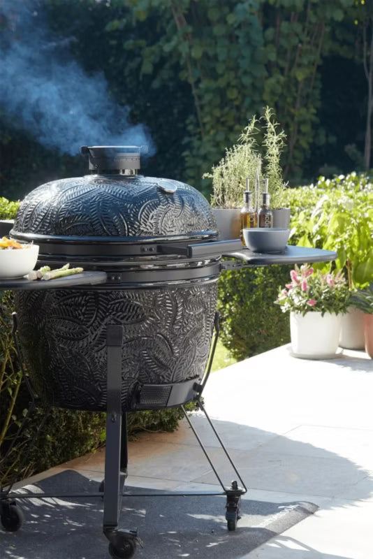 Kulgrill Keramisk Kamado Ø53 cm Sort