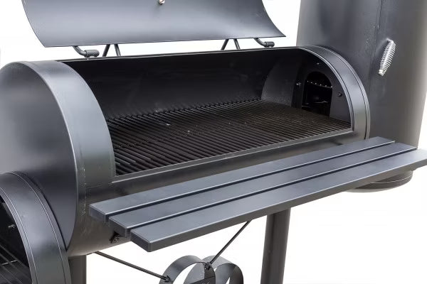 Kulgrill Kiona med Rygeovn 211x70x173 cm Sort