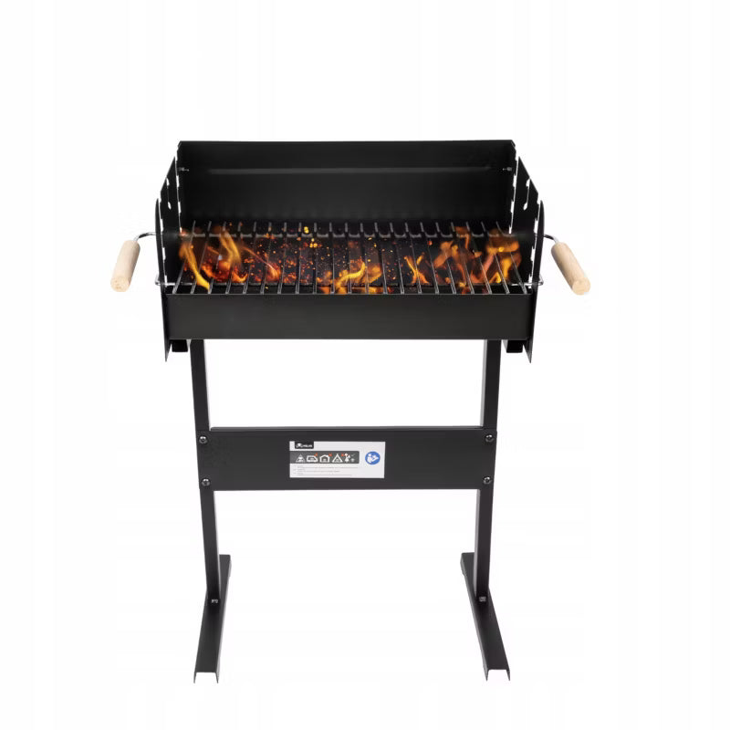 Kuglegrill LOGI 60x28x72 cm Sort Stål