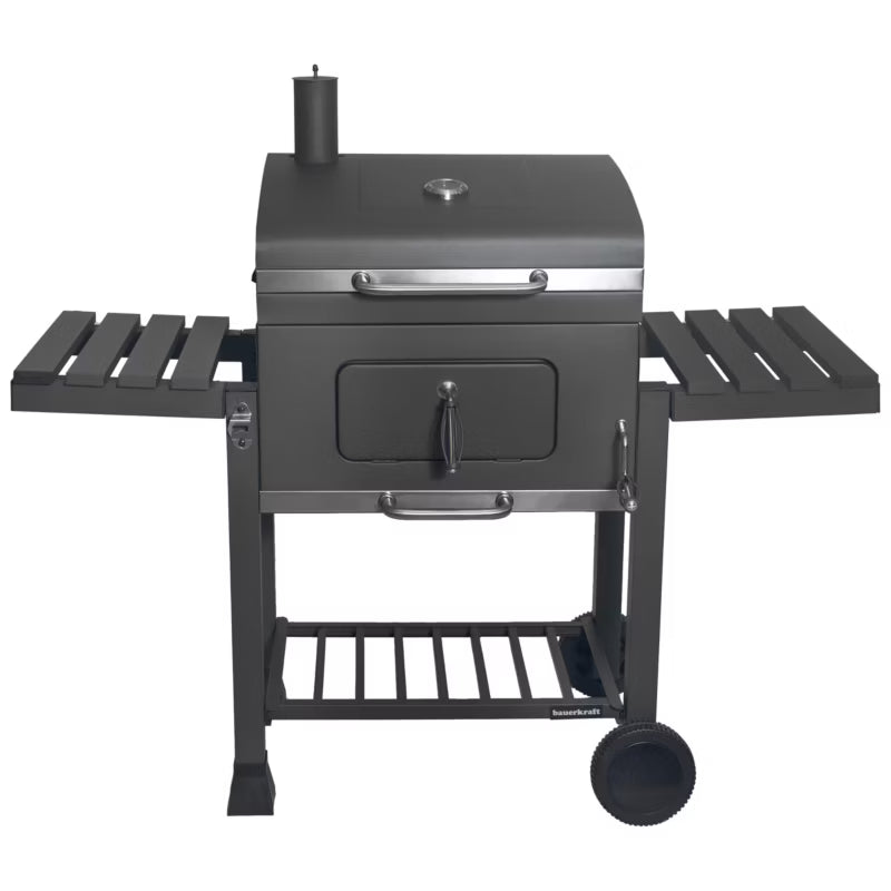 Kuglegrill med Låg 137x45 cm Grafitgrå