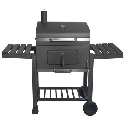 Kuglegrill med Låg 137x45 cm Grafitgrå