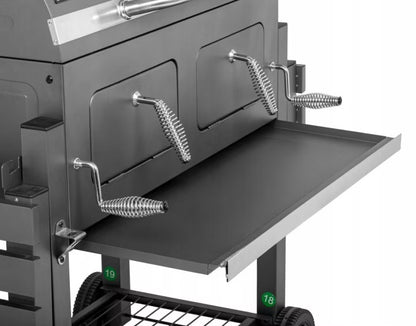 Kuglegrill Kulgrill NEW KOMFORT XL 164x69 cm Sort