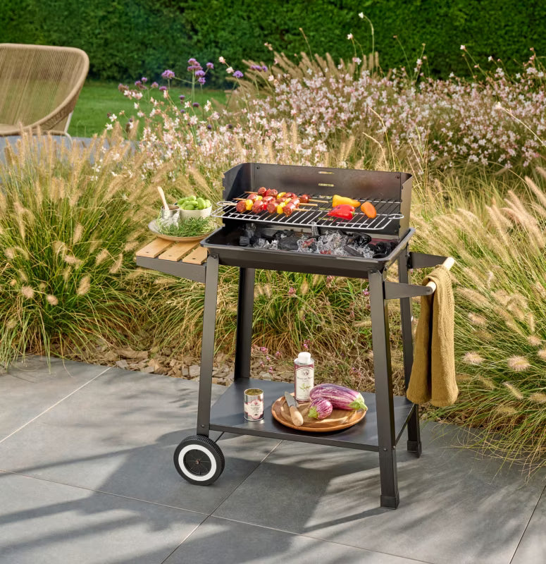 Kuglegrill Orford 84x40,5 cm Sort Stål