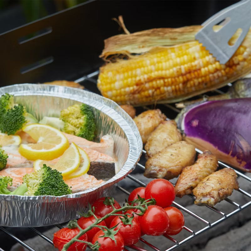 Kuglegrill Orford 84x40,5 cm Sort Stål