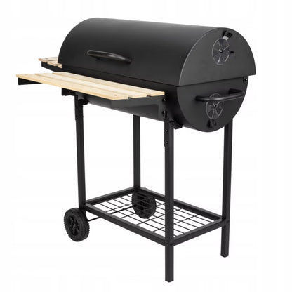 Kuglegrill OYA 103,5x67 cm Sort med Låg