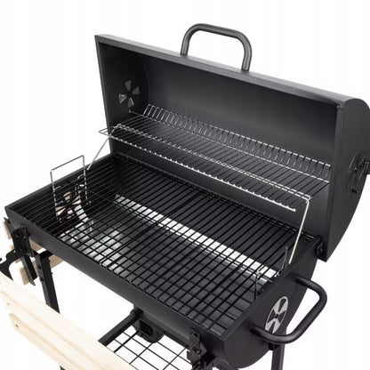 Kuglegrill OYA 103,5x67 cm Sort med Låg