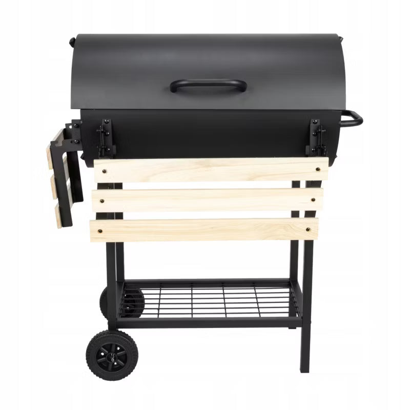 Kuglegrill OYA 103,5x67 cm Sort med Låg