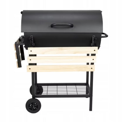 Kuglegrill OYA 103,5x67 cm Sort med Låg
